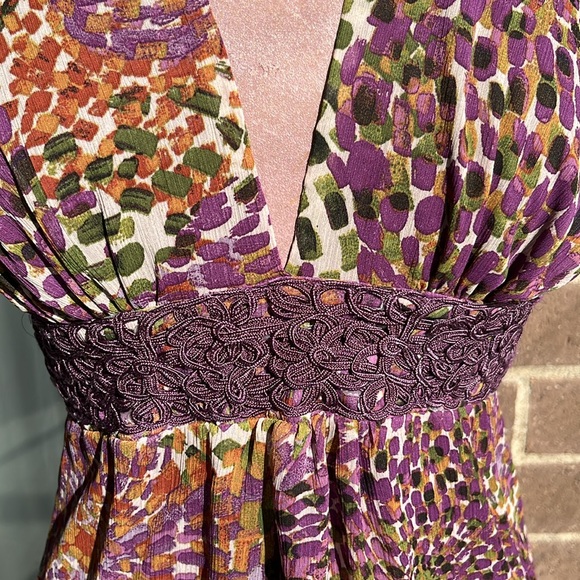 VINTAGE floral midi alter dress - Picture 4 of 15